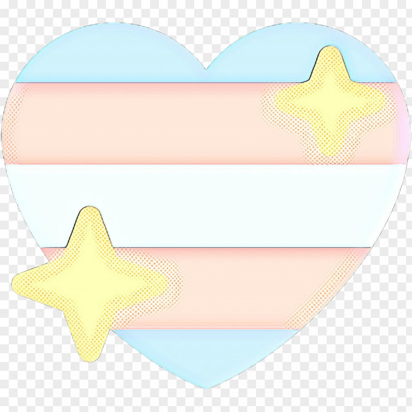 Heart Star Retro PNG