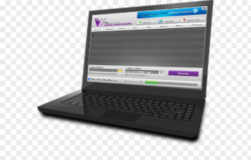 Laptop Netbook Multimedia Video MPEG Streamclip PNG