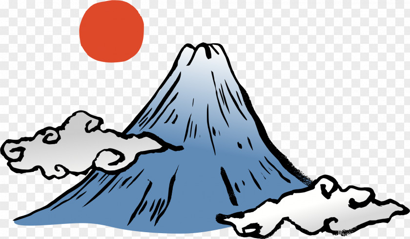 Mount Fuji Clip Art Openclipart Fine Wind, Clear Morning PNG