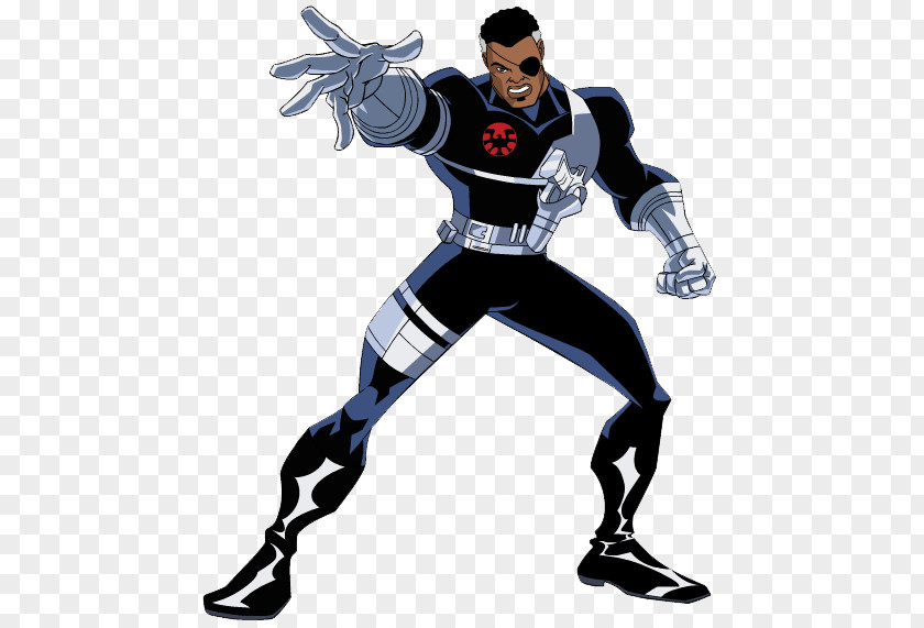 Nick Cliparts Fury Black Panther Widow Iron Man Clip Art PNG