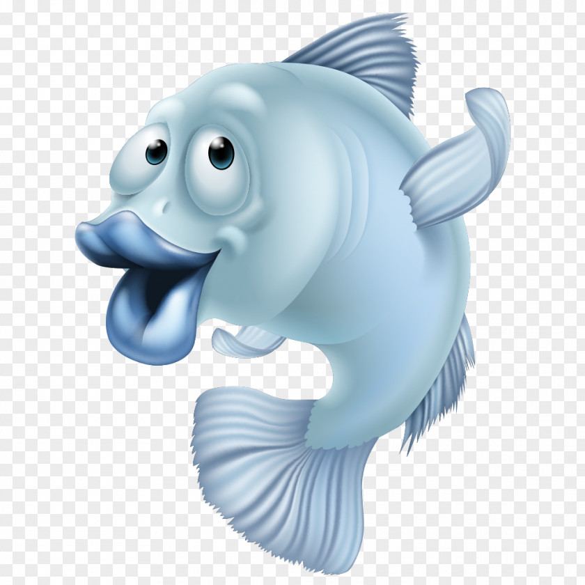 Open Your Mouth And Blue Fish Chips French Fries Fried Clip Art PNG