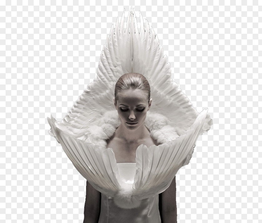 Angel Kate Moss Haute Couture Roadkill Designer Clothing PNG