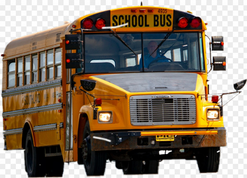 Automotive Exterior Commercial Vehicle School Bus Cartoon PNG