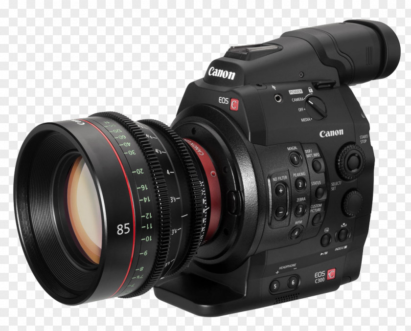 Camera Canon EOS C100 C300 Mark II Video Cameras PNG
