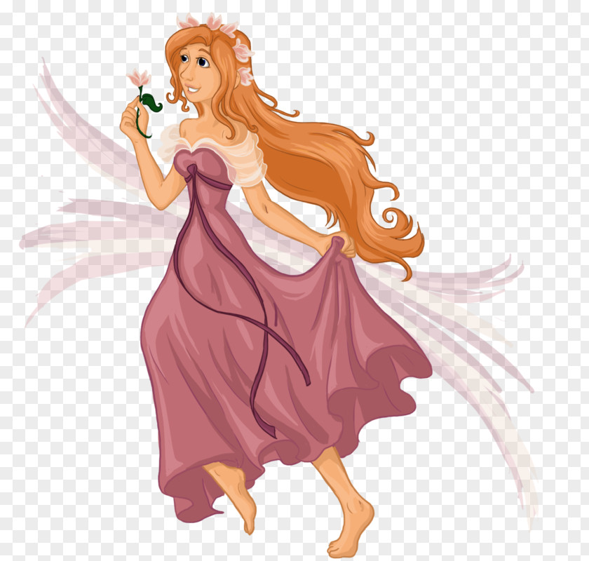 Enchanted Giselle Fairy Animated Cartoon Figurine PNG