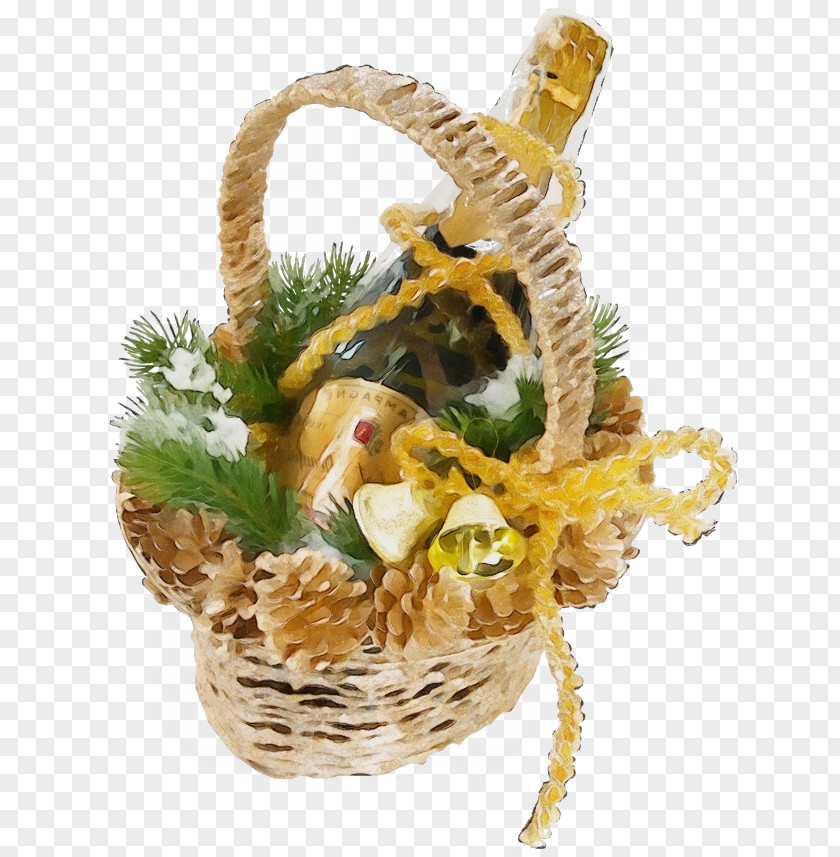 Gift Basket Mishloach Manot Hamper Wicker PNG