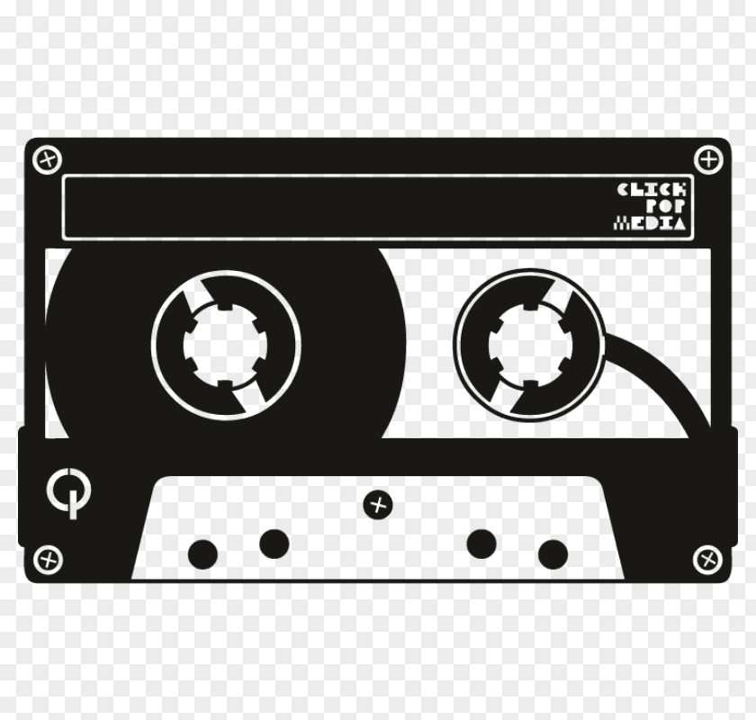 Magnetic Tape Compact Cassette Microphone Logo PNG
