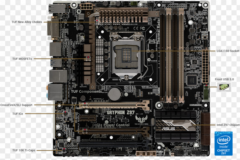 Motherboard Intel Core LGA 1150 MicroATX PNG