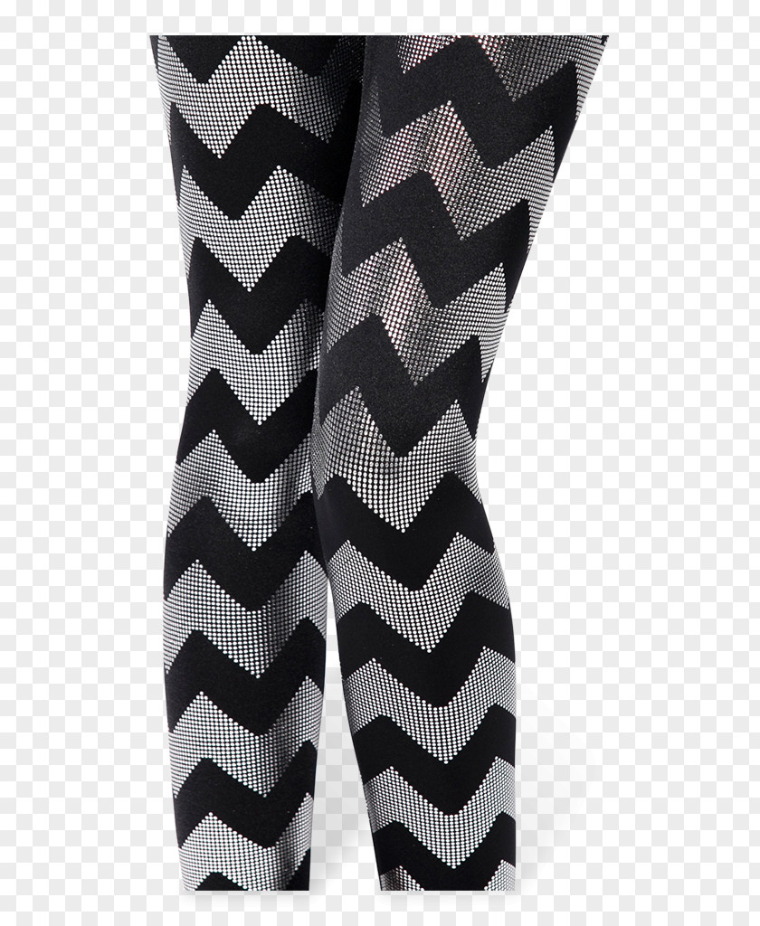 Zigzag Pattern Leggings PNG