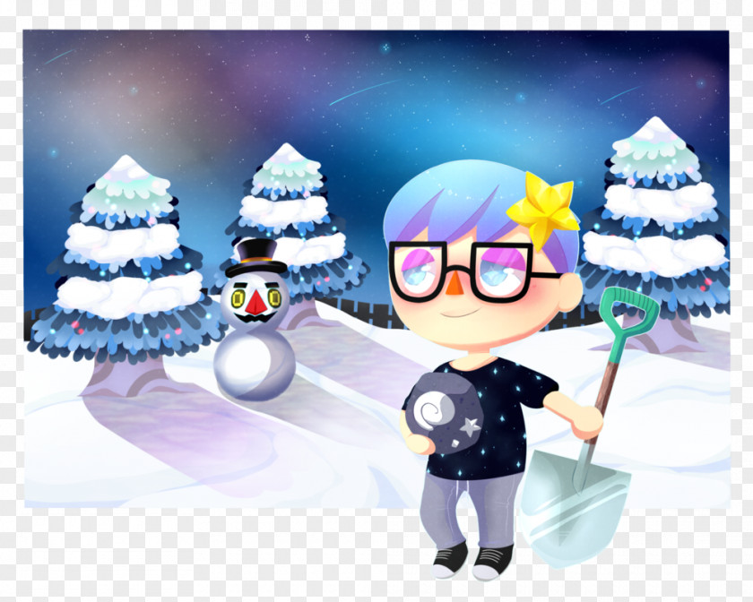 Christmas Atmosphere Background Animal Crossing: Happy Home Designer New Leaf Fan Art PNG