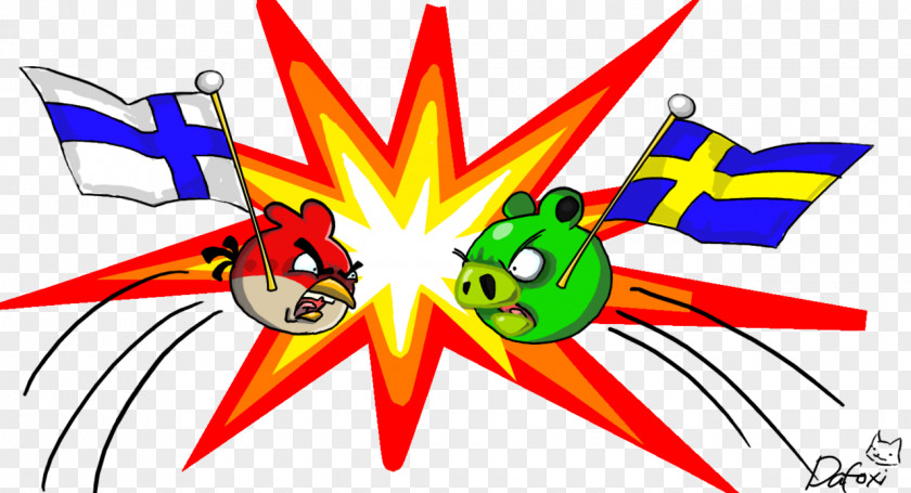 Sweden Flag Of Finland Angry Birds PNG