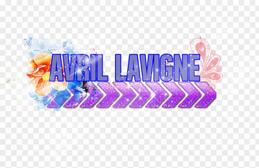 Avril Lavigne PhotoScape Logo Name Font PNG