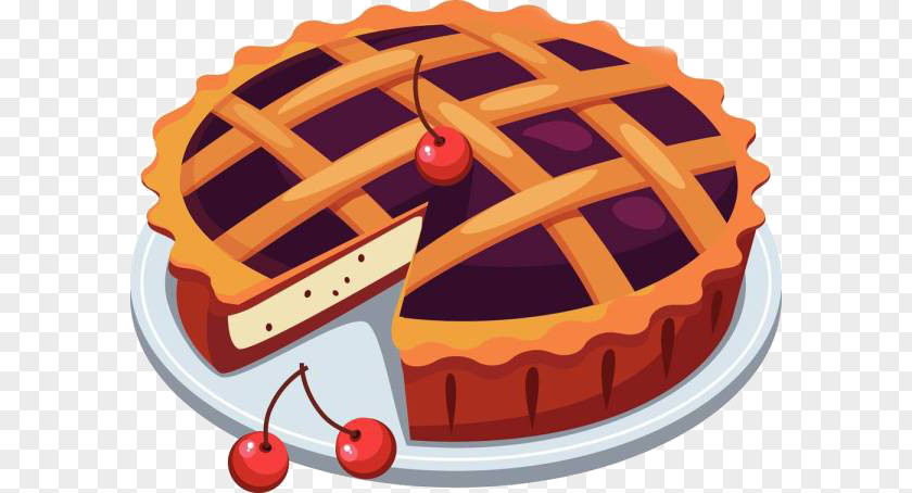 Cartoon Cake Material Cherry Pie Xe0 La Mode Pumpkin Clip Art PNG