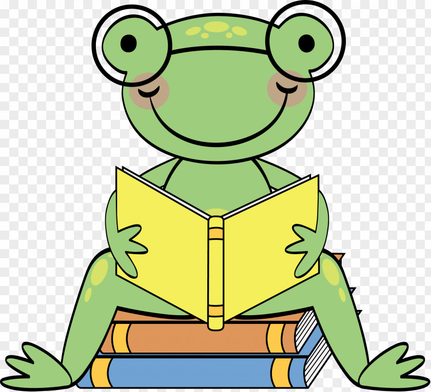Frog Reading Cliparts And Toad Froggy's Worst Playdate Clip Art PNG