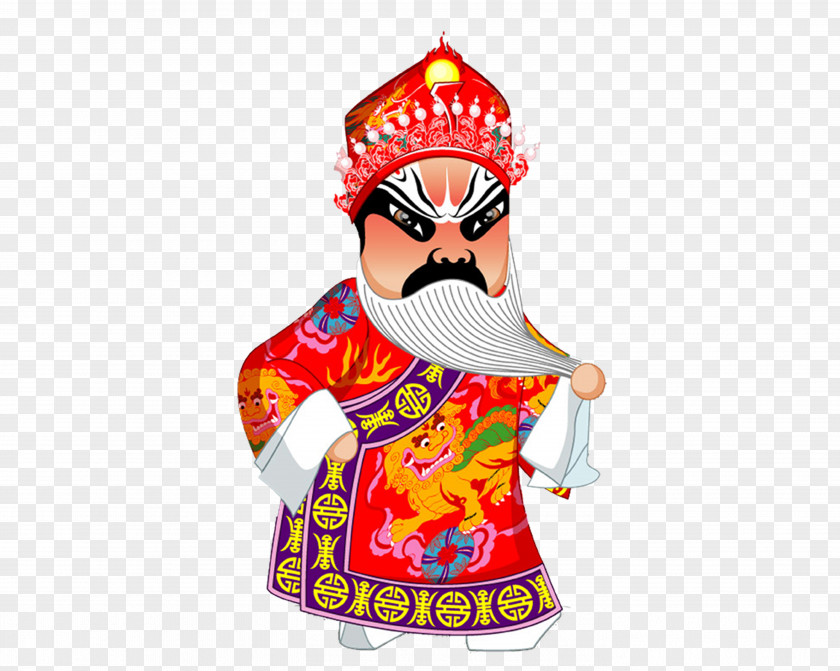 Opera Characters Beijing Peking Cartoon Chinese PNG