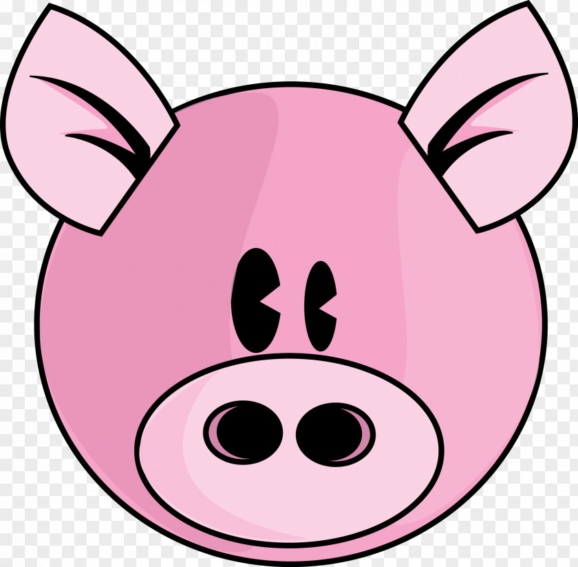 Pig Face Cliparts Domestic Drawing Free Content Clip Art PNG