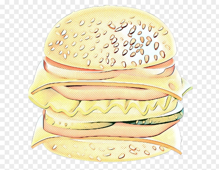 Fast Food Beige Pop Art Retro Vintage PNG