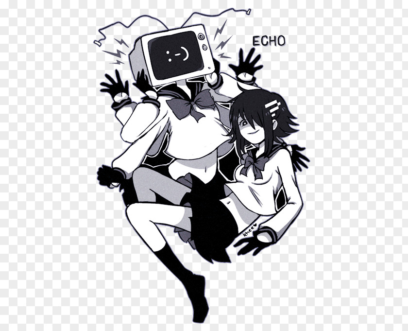 Hatsune Miku Megpoid ECHO Vocaloid Slenderman PNG