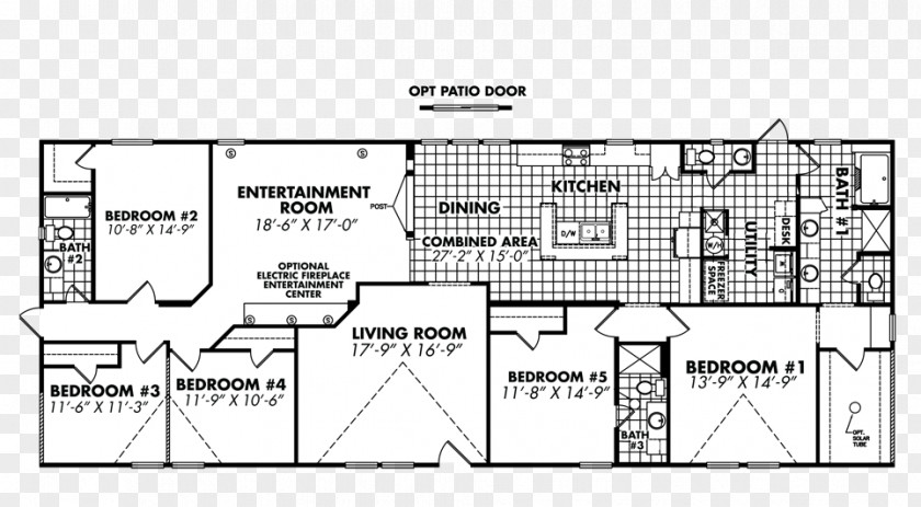 House Floor Plan Prefabricated Home Bedroom Manufactured Housing PNG