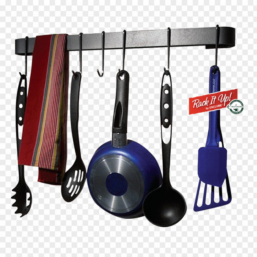 Kitchen Utensil Pan Racks Cookware Tool Shelf PNG