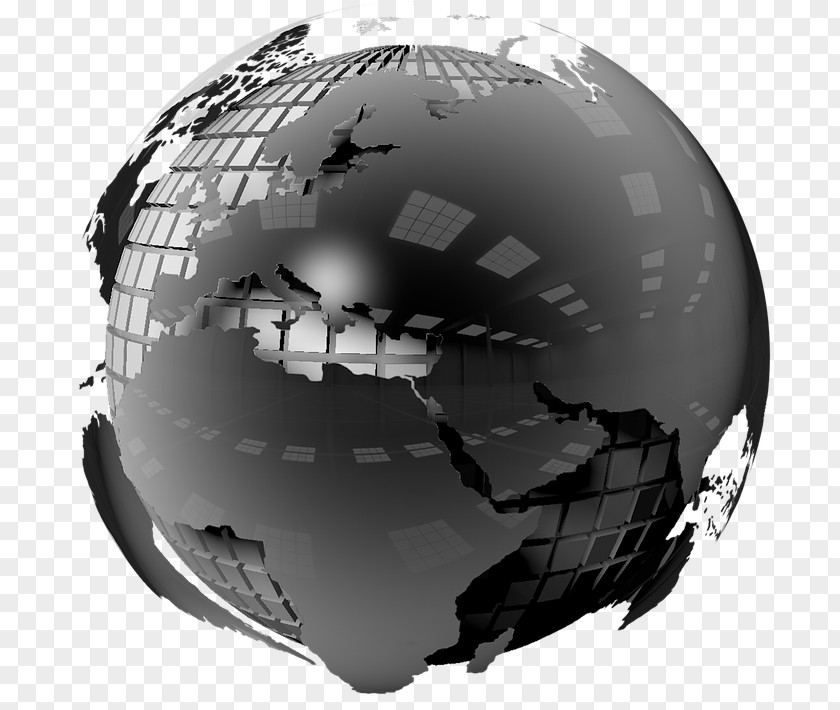 Motorcycle Helmet Sphere World Globe Black-and-white Animation PNG