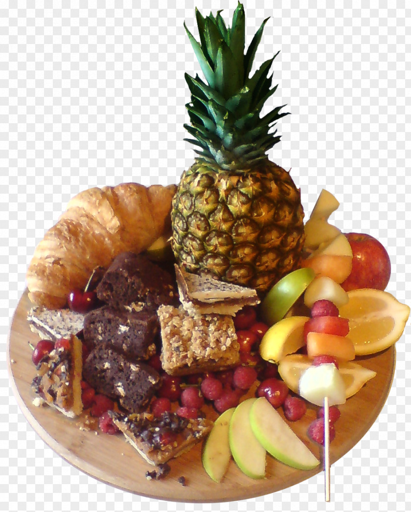 Pineapple Vegetarian Cuisine Food Vegetarianism Garnish PNG
