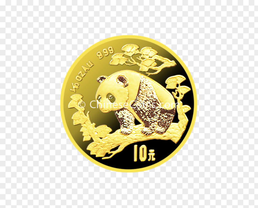 Chinese Gold Coins Silver Coin Panda PNG