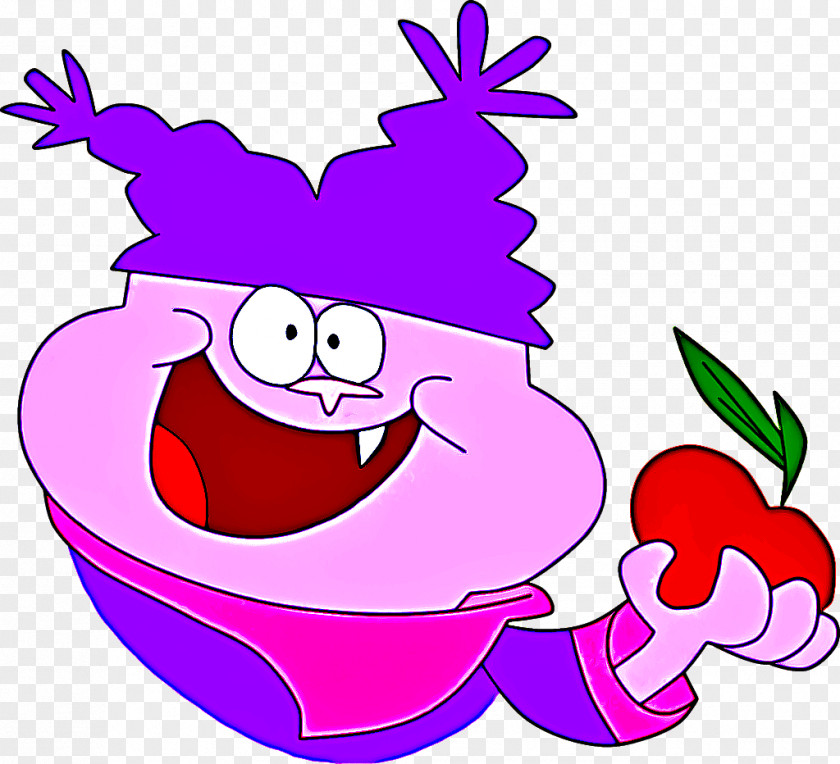 Fictional Character Smile Pink Clip Art Cartoon Fruit Magenta PNG