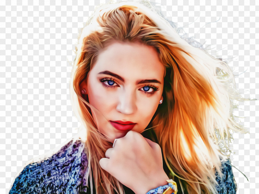 Gesture Portrait Winter Girl PNG