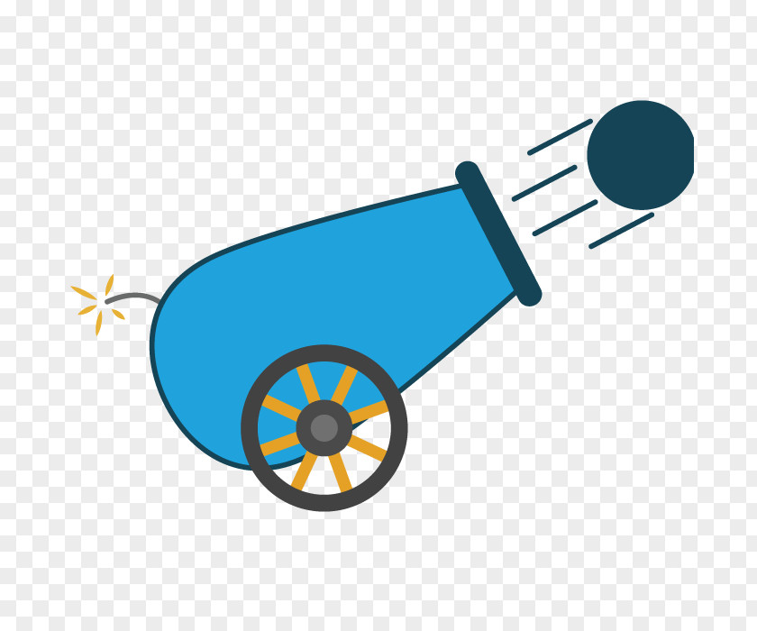 Lovely Hand-painted Artillery Clip Art PNG