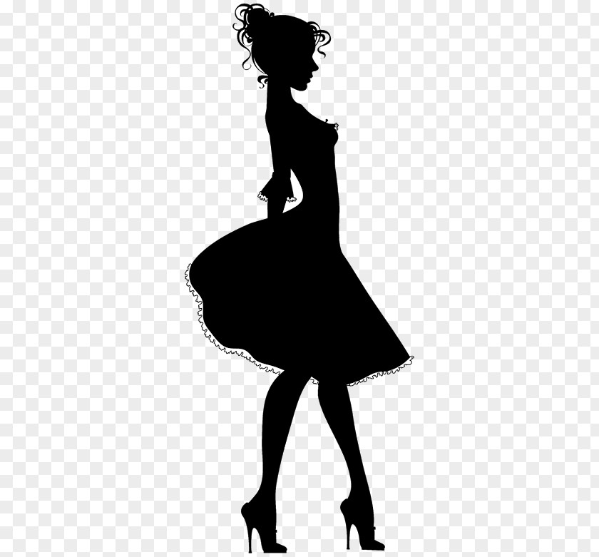 Silhouette Woman Clip Art PNG