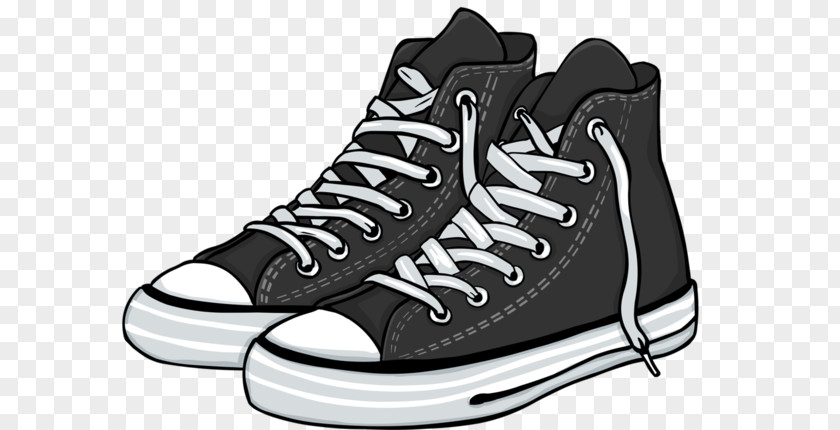 BLACK SNEAKERS Converse Sneakers Shoe PNG