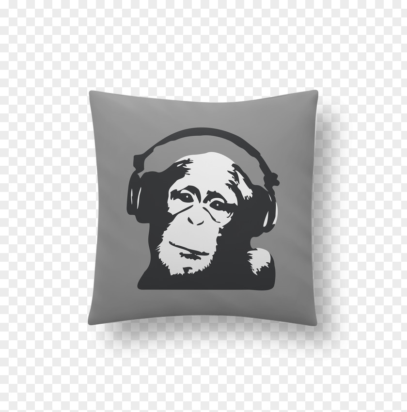 Dj Monkey Printed T-shirt Hoodie Personalization Polo Shirt PNG