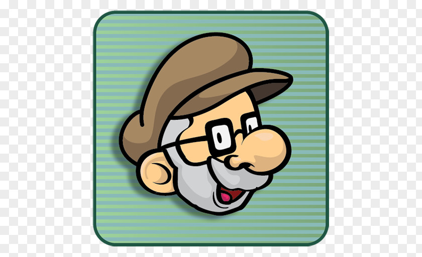 Grandpa Thumb Cartoon Headgear Character PNG