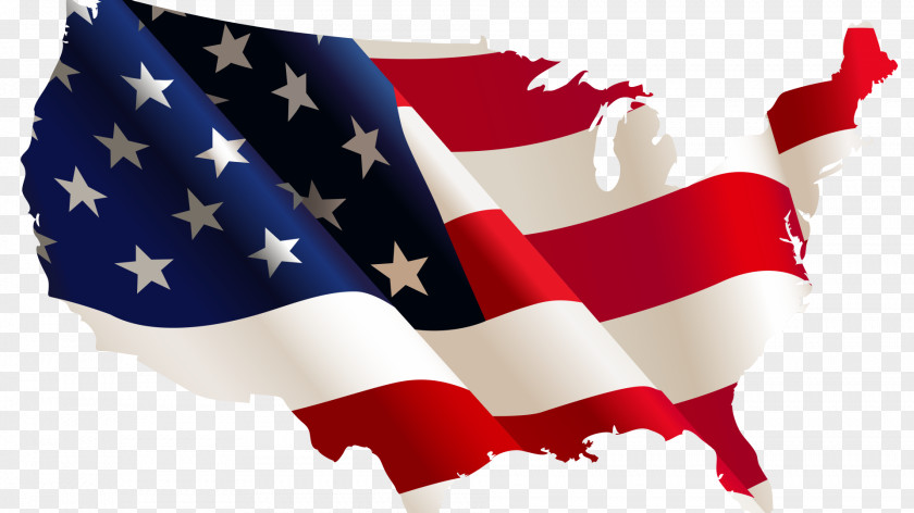 Usa Flag Of The United States Map Clip Art PNG