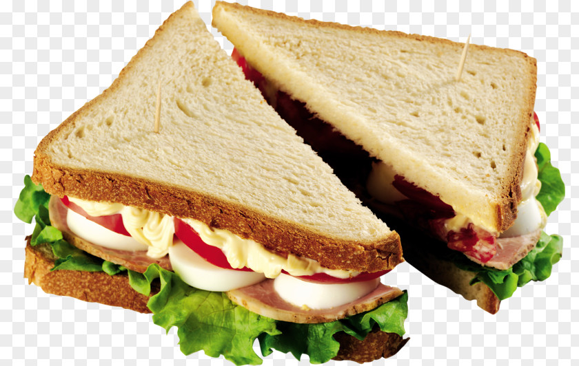 Breakfast Ham And Cheese Sandwich Butterbrot Submarine PNG