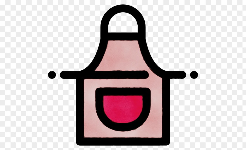 Smile Symbol Pink Line Icon Clip Art Thumb PNG