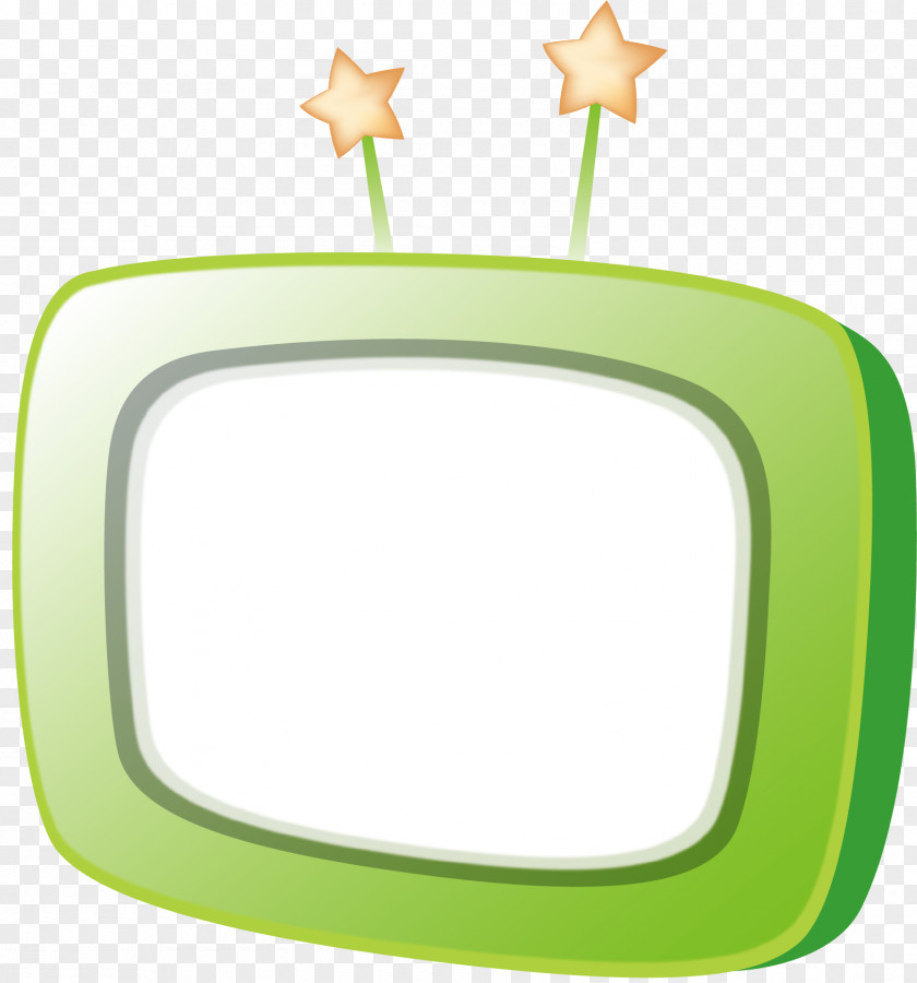 Vector Green TV Euclidean Television Vecteur PNG