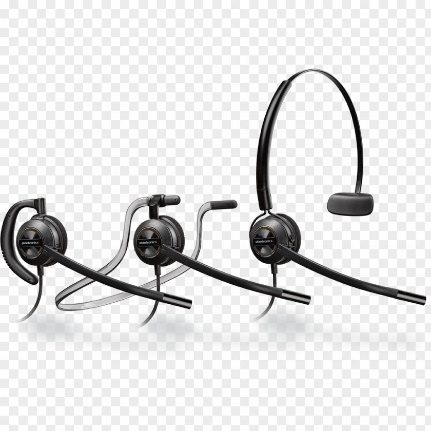 With A Headset Noise-cancelling Headphones Microphone Plantronics PNG