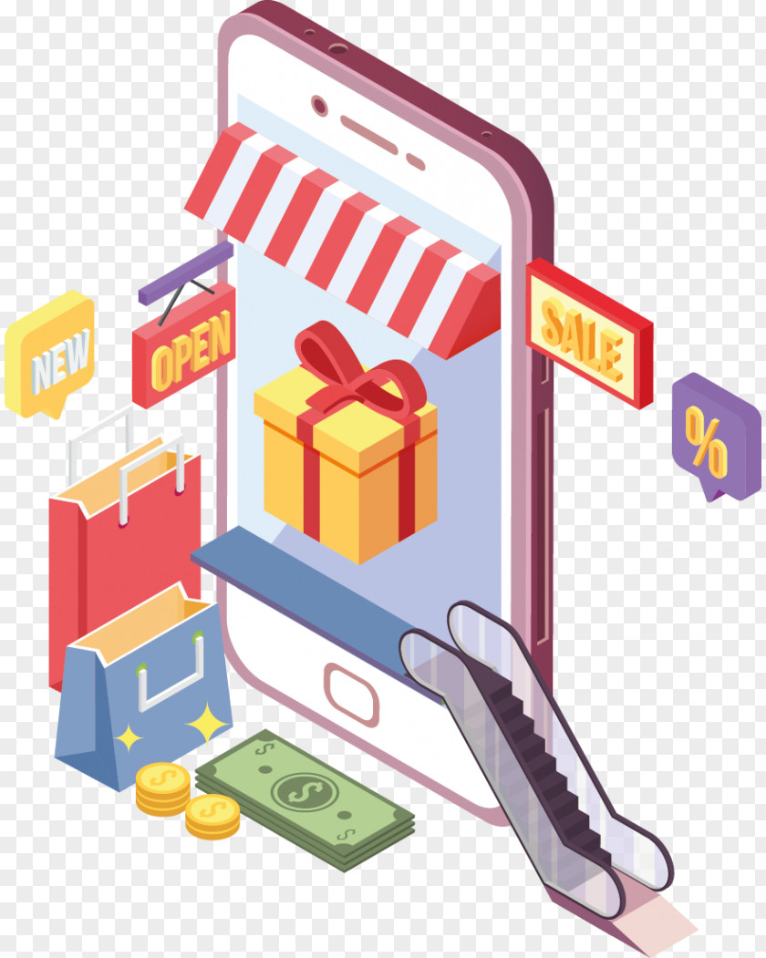 Android Online Shopping E-commerce PNG