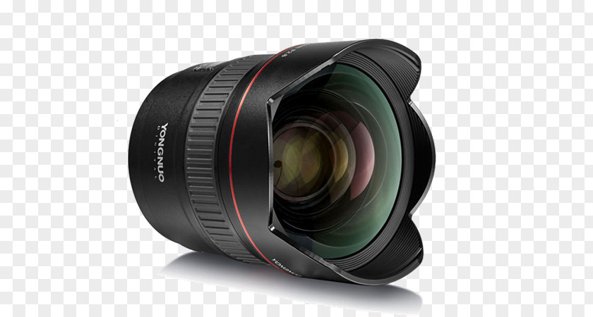 Camera Lens Canon EF Mount 14mm Ultra Wide Angle Rokinon F/2.8 Samyang IF ED UMC Aspherical PNG