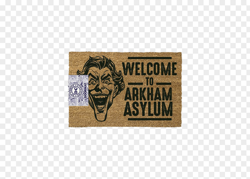 Door Mat Batman: Arkham Asylum Joker Batcave City PNG