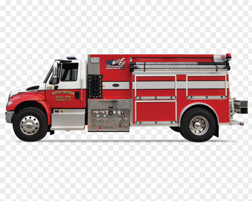 Fire Truck Car Engine Motor Vehicle Bennington PNG