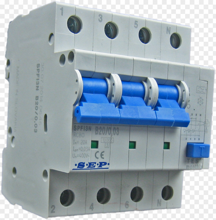 KA Circuit Breaker Aardlekautomaat Residual-current Device Distribution Board Groep PNG