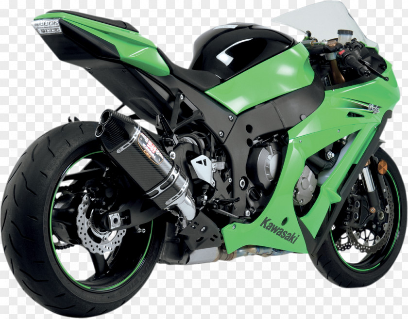 Motorcycle Exhaust System Kawasaki Ninja ZX-10R Motorcycles PNG