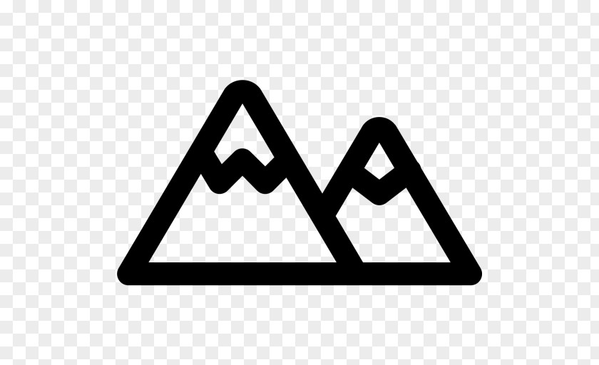 Mountain Logo Icon Clip Art With Forest Vector Graphics PNG