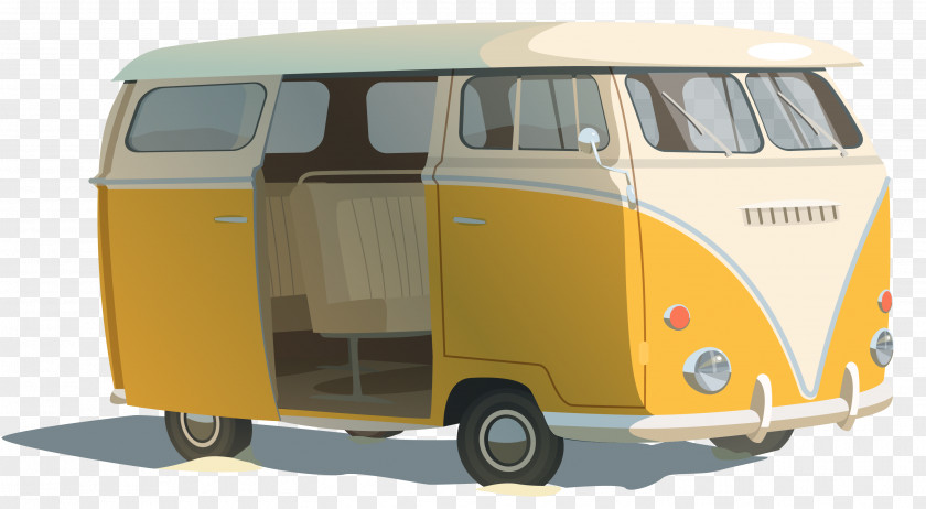 Vector Bus Illustration PNG