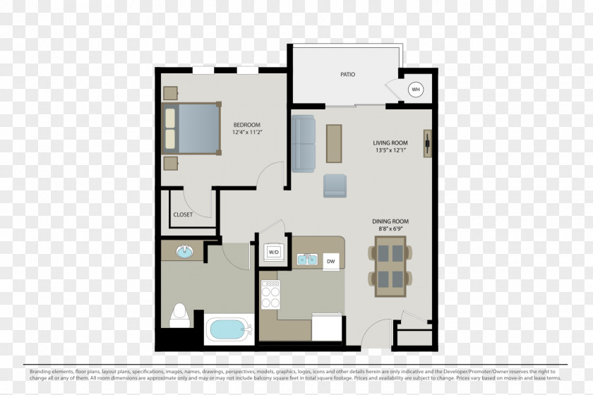 Apartment Floor Plan Storey Wilshire La Brea PNG