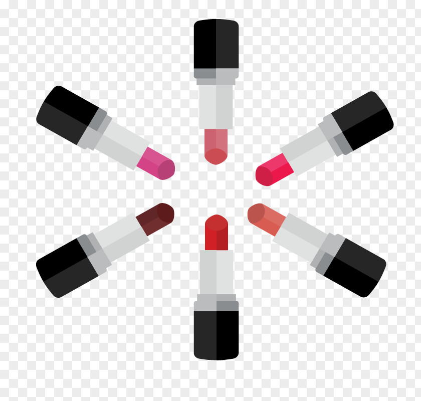 Vector Women Lipstick Cosmetics Make-up PNG