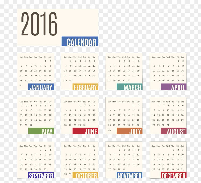 Beige Calendar Month PNG
